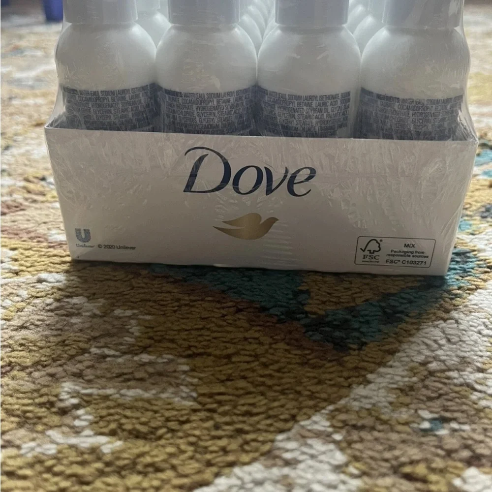 DOVE Sensitive Skin Body Wash Travel Size 1.8 oz Lot Of 24 Hypoallergenic NIB. - Picture 3 of 12